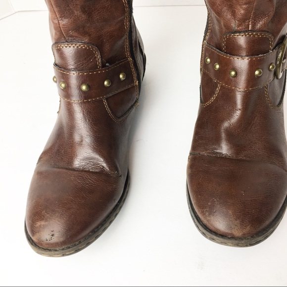 ❌🚫SOLD❌🚫SZ 7.5 Born Brown Knee Boots - Picture 6 of 8